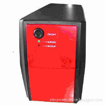 Standby UPS, 500VA with LED and PWM Wave and 3 Steps of AVR and CPU Controlled